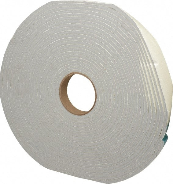 Made in USA - 50' x 1" x 1/4" Gray PVC Foam Roll - Eagle Tool & Supply