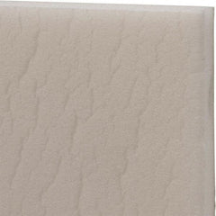 Made in USA - 54" Wide, Polyethylene Foam Rubber Foam Sheet - White, -110 to 180°F, Adhesive Backing, Cut-to-Length - Eagle Tool & Supply