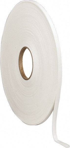 Made in USA - 50' x 3/8" x 1/4" White Polyethylene Foam Roll - Eagle Tool & Supply