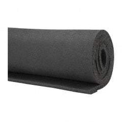 Made in USA - 36" Wide, Natural Foam Rubber Foam Sheet - 45 to 55 Durometer, Black, -40 to 160°F, Cut-to-Length - Eagle Tool & Supply
