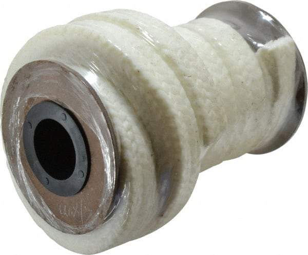 Made in USA - 5/8" x 5.2' Spool Length, PTFE/Synthetic Fiber Compression Packing - 1,500 Max psi, -80 to 450° F, White - Eagle Tool & Supply