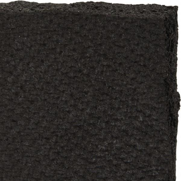 Made in USA - 36" Wide, Neoprene Foam Rubber Foam Sheet - 35 to 55 Durometer, Black, -40 to 150°F, Plain Backing, Cut-to-Length - Eagle Tool & Supply
