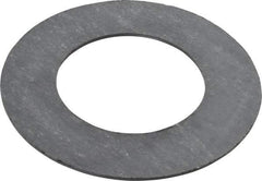 Made in USA - 1-1/2" Pipe, 1-29/32" ID x 3-3/8" OD Flange Gasket - Graphite, Silver Gray, 1/16" Thick - Eagle Tool & Supply