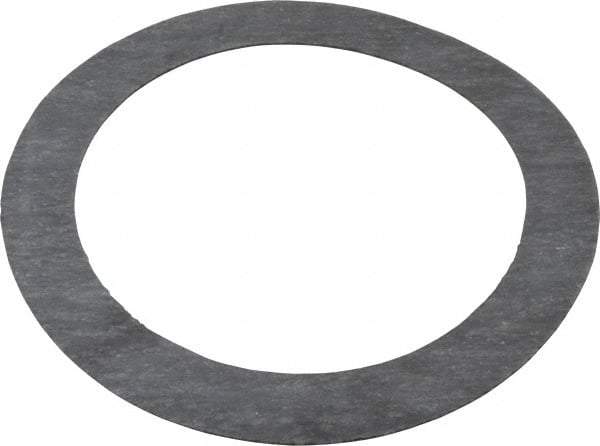 Made in USA - 6" Pipe, 6-5/8" ID x 8-3/4" OD Flange Gasket - Graphite, Silver Gray, 1/16" Thick - Eagle Tool & Supply