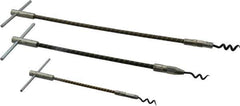 Made in USA - 3 Piece Flexible Shaft Packing Tool Set - Contains 6-1/2, 10-1/2 & 15" Tools - Eagle Tool & Supply