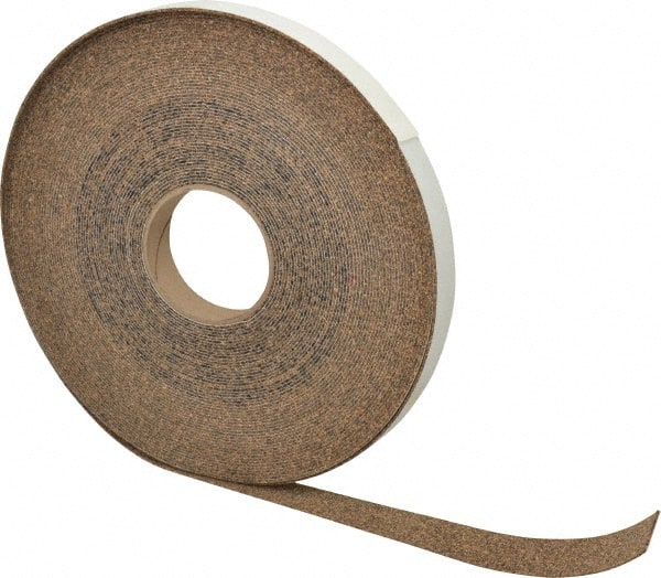 Made in USA - 1" Wide x 1/16" Thick, Adhesive Backed Gasketing Roll - Eagle Tool & Supply