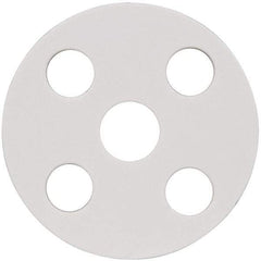 Made in USA - 1/2" Pipe, Flange Gasket - Gore-Tex GR, White, 1/16" Thick - Eagle Tool & Supply