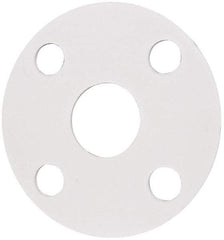Made in USA - 1" Pipe, Flange Gasket - Gore-Tex GR, White, 1/16" Thick - Eagle Tool & Supply