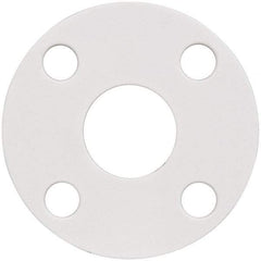 Made in USA - 1-1/4" Pipe, Flange Gasket - Gore-Tex GR, White, 1/16" Thick - Eagle Tool & Supply
