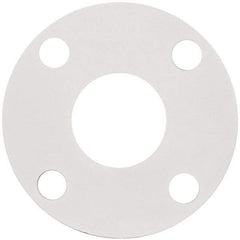 Made in USA - 2" Pipe, Flange Gasket - Gore-Tex GR, White, 1/16" Thick - Eagle Tool & Supply