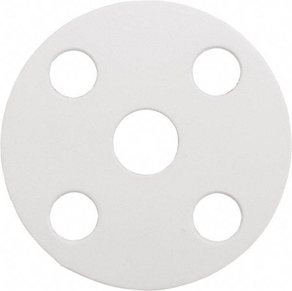 Made in USA - 1/2" Pipe, Flange Gasket - Gore-Tex GR, White, 1/16" Thick - Eagle Tool & Supply