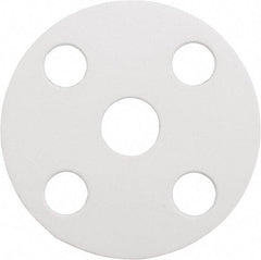 Made in USA - 1/2" Pipe, Flange Gasket - Gore-Tex GR, White, 1/16" Thick - Eagle Tool & Supply