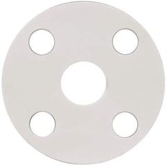Made in USA - 1" Pipe, Flange Gasket - Gore-Tex GR, White, 1/16" Thick - Eagle Tool & Supply