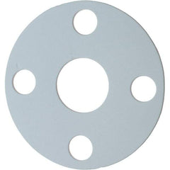 Made in USA - 1-1/4" Pipe, Flange Gasket - Gore-Tex GR, White, 1/16" Thick - Eagle Tool & Supply
