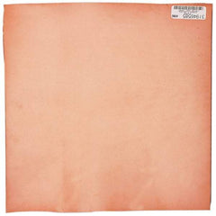 Made in USA - 12" Long x 12" Wide x 1/8" Thick, Leather Sheet Gasketing - Tan - Eagle Tool & Supply