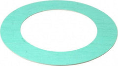 Made in USA - 4" Pipe, 4-1/2" ID x 6-7/8" OD Flange Gasket - Fiberglass/Aramid Fiber, Green/White, 1/16" Thick - Eagle Tool & Supply