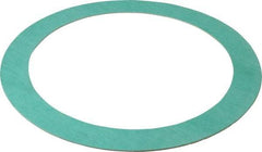 Made in USA - 8" Pipe, 8-5/8" ID x 11" OD Flange Gasket - Fiberglass/Aramid Fiber, Green/White, 1/16" Thick - Eagle Tool & Supply
