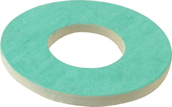 1/2″ Pipe, 27/32″ ID x 1-7/8″ OD Flange Gasket Fiberglass/Aramid Fiber, Green/White, 1/8″ Thick