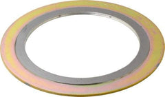 Value Collection - 4" Pipe, 5" ID x 7-1/8" OD Flange Gasket - Carbon Steel/Stainless Steel, 5-7/8" Flange Diam - Eagle Tool & Supply