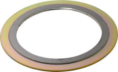 Value Collection - 4" Pipe, 5" ID x 6-7/8" OD Flange Gasket - Carbon Steel/Stainless Steel, 5-7/8" Flange Diam - Eagle Tool & Supply