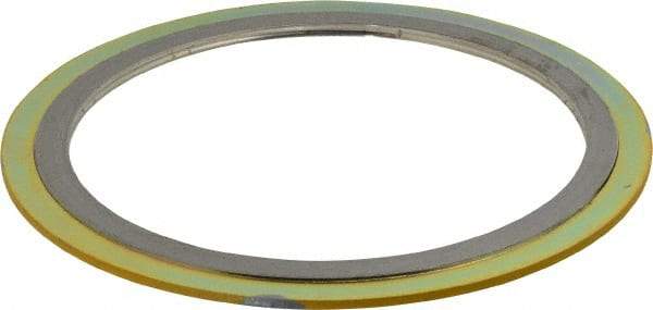 Value Collection - 5" Pipe, 6-1/8" ID x 7-3/4" OD Flange Gasket - Carbon Steel/Stainless Steel, 7" Flange Diam - Eagle Tool & Supply