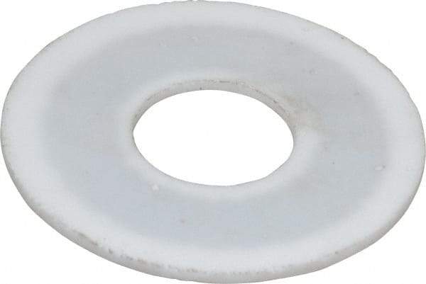 Made in USA - 1" Pipe, 1-1/32" ID x 2-5/8" OD Flange Gasket - PTFE, White, 3/32" Thick - Eagle Tool & Supply