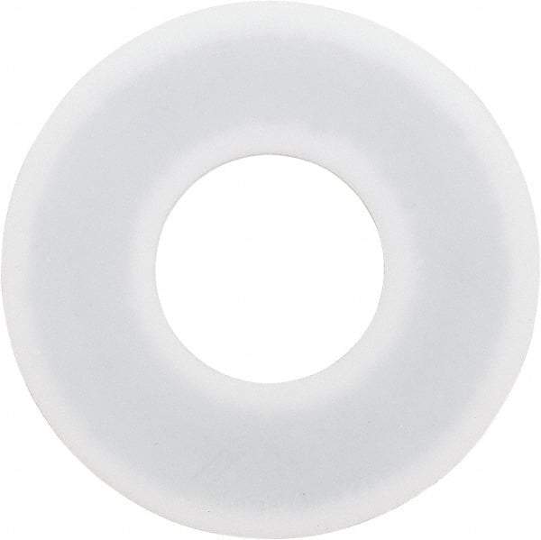 Made in USA - 1-1/4" Pipe, 1-3/8" ID x 3" OD Flange Gasket - PTFE, White, 3/32" Thick - Eagle Tool & Supply