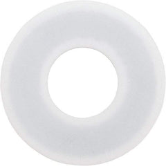 Made in USA - 1-1/4" Pipe, 1-3/8" ID x 3" OD Flange Gasket - PTFE, White, 3/32" Thick - Eagle Tool & Supply