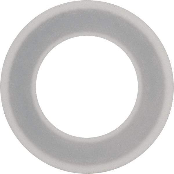 Made in USA - 3" Pipe, 3-1/16" ID x 5-3/8" OD Flange Gasket - PTFE, White, 3/32" Thick - Eagle Tool & Supply