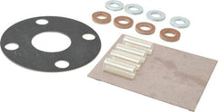 Made in USA - 2" Pipe, 2" ID x 6" OD Flange Gasket - Neoprene Rubber, 1/8" Thick - Eagle Tool & Supply