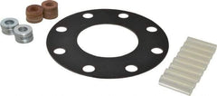 Made in USA - 4" Pipe, 4" ID x 9" OD Flange Gasket - Neoprene Rubber, 1/8" Thick - Eagle Tool & Supply