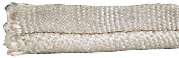 Made in USA - 1/2" Bulb Diam, 1-1/4" Overall Width, Silica Tadpole Gasketing - 25' Long, Tan - Eagle Tool & Supply