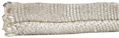 Made in USA - 1/2" Bulb Diam, 1-1/4" Overall Width, Silica Tadpole Gasketing - 25' Long, Tan - Eagle Tool & Supply