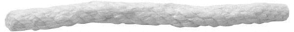 Made in USA - 1/2" Diam Silica Rope Gasketing - Off White, Cut to Length - Eagle Tool & Supply