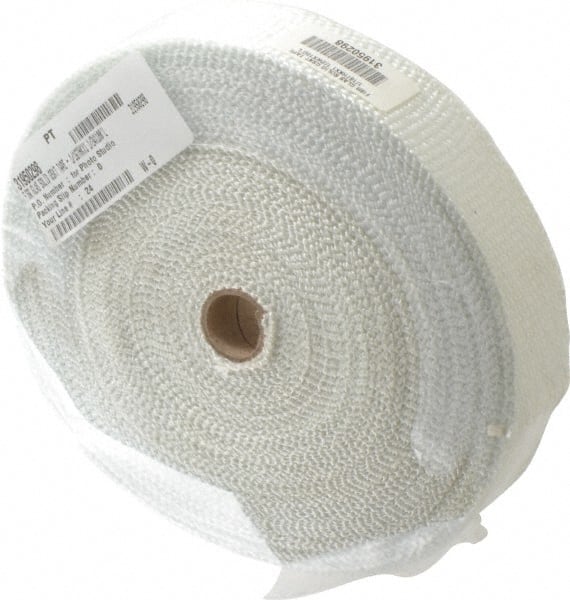 Made in USA - 1/16" Thick x 1-1/2" Wide, Fiberglass Gasket Tape - Eagle Tool & Supply