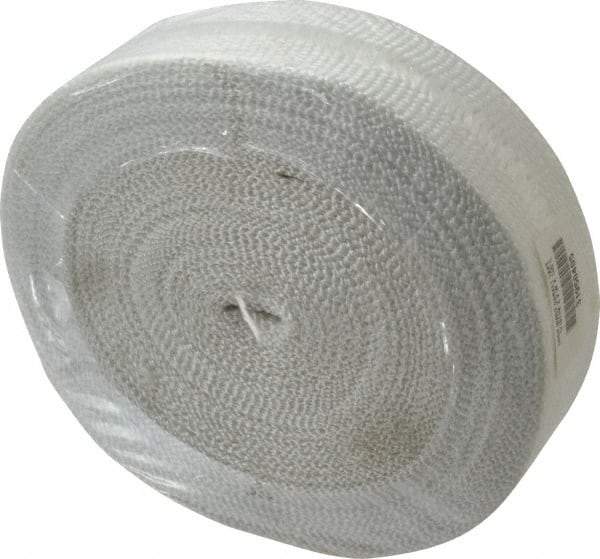 Made in USA - 1/16" Thick x 2" Wide, Fiberglass Gasket Tape - 100' Long, Tan - Eagle Tool & Supply