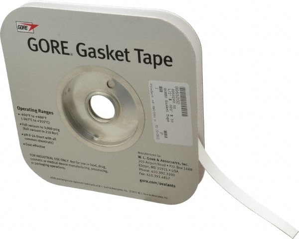 Made in USA - 0.02" Thick x 1/2" Wide, Gore-Tex Gasket Tape - Eagle Tool & Supply