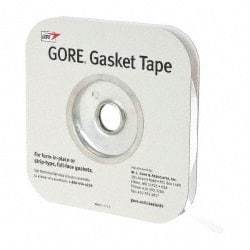 Made in USA - 0.04" Thick x 1/2" Wide, Gore-Tex Gasket Tape - 50' Long, White - Eagle Tool & Supply