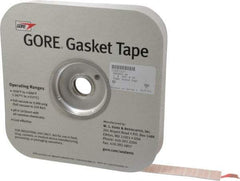 Made in USA - 0.065" Thick x 1" Wide, Gore-Tex Gasket Tape - 50' Long, White - Eagle Tool & Supply