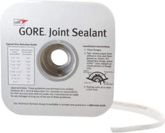 Value Collection - 75' Long x 3/16" Wide Gore Tex Joint Sealant - White, 5/16 to 3/8" Approximate Flange Form Width - Eagle Tool & Supply