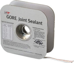 Value Collection - 25' Long x 3/8" Wide Gore Tex Joint Sealant - White, 3/4 to 1" Approximate Flange Form Width - Eagle Tool & Supply