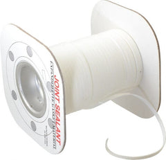 Made in USA - 100' Long x 1/8" Wide Economy PTFE Joint Sealant - Eagle Tool & Supply