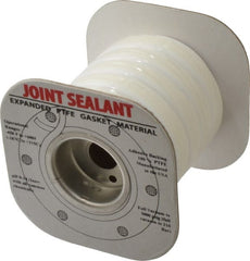 Made in USA - 15' Long x 5/8" Wide Economy PTFE Joint Sealant - Eagle Tool & Supply