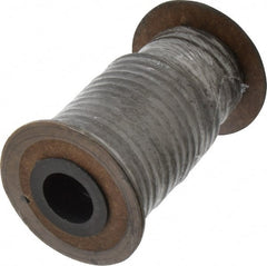 Made in USA - 3/16" x 22' Spool Length, Acrylic Fiber Graphite Yarn Compression Packing - Eagle Tool & Supply