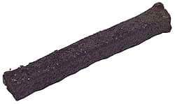 Made in USA - 5/8" x 4.7' Spool Length, Acrylic Fiber Graphite Yarn Compression Packing - 500° F Max, Dark Gray - Eagle Tool & Supply