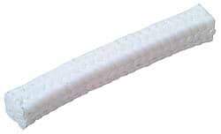Made in USA - 5/8" x 1.6' Spool Length, PTFE/Soft Filament Compression Packing - 1,000 Max psi, -450 to 500° F, White - Eagle Tool & Supply
