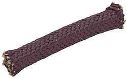 Made in USA - 3/16" x 38.8' Spool Length, Graphite Impregnated Aramid Compression Packing - 1,800 Max psi, -50 to 600° F, Gray - Eagle Tool & Supply