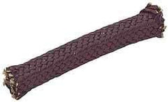 Made in USA - 3/16" x 38.8' Spool Length, Graphite Impregnated Aramid Compression Packing - 1,800 Max psi, -50 to 600° F, Gray - Eagle Tool & Supply
