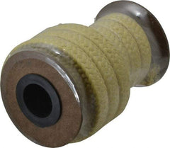 Made in USA - 1/2" x 6.2' Spool Length, TFE/Aramid Compression Packing - 5,000 Max psi, -100 to 500° F, Yellow - Eagle Tool & Supply