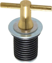 Made in USA - 1" OD, Turn Tite Pressure Test Plug - 1-5/16" Long - Eagle Tool & Supply